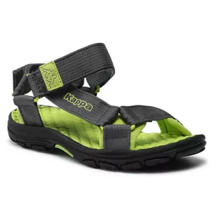 Kappa Sandały Mortara K 260772K Grey/Lime 1633 - Sandały damskie - miniaturka - grafika 1