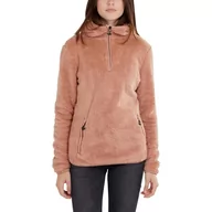 Bluzy narciarskie - Bluza z kapturem Olivia Pile Jacket - różowy - miniaturka - grafika 1
