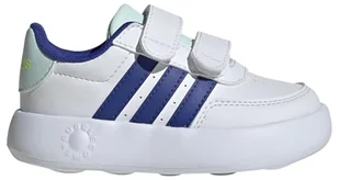 adidas Buty dziecięce uniseks Breaknet 2.0 Sneaker, Cloud White Semi Lucid Blue Halo Mint, 38 2/3 EU - Buty dla dziewczynek - miniaturka - grafika 1