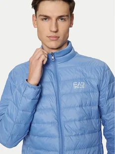 EA7 Emporio Armani Kurtka puchowa 8NPB23 PNGPZ 1526 Niebieski Regular Fit - Kurtki męskie - miniaturka - grafika 1
