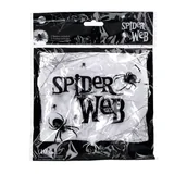 Halloween - Guirca Dekoracja Pajęczyna Nylon biała GUIRCA 10 g GU16682 - miniaturka - grafika 1