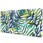 Podkładki na biurko - Duża podkładka na biurko Egzotyczne liście 90x45cm - miniaturka - grafika 1