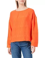 Koszule damskie - United Colors of Benetton Koszula damska, Pomarańczowy 07, M - miniaturka - grafika 1