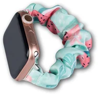 Akcesoria do smartwatchy - Materiałowa opaska do Watch 7 / 6 / 5 / 4 / 3 / 2 / SE (45 / 44 / 42mm) pasek bransoleta bransoletka na gumce arbuz - miniaturka - grafika 1