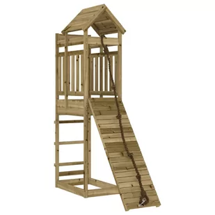 Domek ze ścianką wspinaczkową dla dzieci, impregnowana sosna Lumarko! - Place zabaw - miniaturka - grafika 3