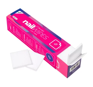 Clavier, Waciki Bezpyłowe, Nail Wipes, Pink, 325 Szt. - Zestawy do manicure i pedicure - miniaturka - grafika 1