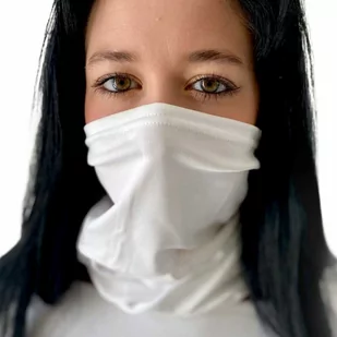 NANO szalik wielofunkcyjny (z kieszenią filtracyjną) .M .biały - Czapki i chusty sportowe damskie NANO szalik wielofunkcyjny (z kieszenią filtracyjną) .M .biały - Czapki i chusty sportowe damskie - miniaturka - grafika 1