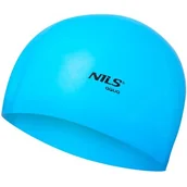 Pływanie - Czepek NILS AQUA BL02 Niebieski - miniaturka - grafika 1