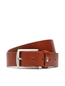 Paski - Tommy Hilfiger Pasek Męski New Denton AM0AM08360 Brązowy - miniaturka - grafika 1