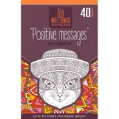 Rozwój osobisty - Kolorowanka antystresowa Positive msg - miniaturka - grafika 1