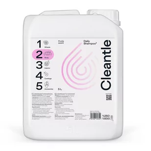 Cleantle Daily Shampoo 5L - Mocno Skoncentrowany Szampon Neutralny - Kosmetyki samochodowe - miniaturka - grafika 1