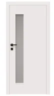 Drzwi wewnętrzne - Dre Drzwi Wewnętrzne Z Szybą Deco 10 Okleina Biała Mat - miniaturka - grafika 1