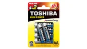 Baterie i akcesoria - Toshiba Baterie alkaliczne LR6GCNP BP6 2F - miniaturka - grafika 1