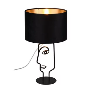 Trio Rl Sultan R51211002 lampa stołowa lampka 1x60W E27 czarna - Lampy stojące - miniaturka - grafika 1