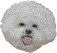 Pasmanteria - Bichon Frise Haft Naszywka Przyszywka Łata - miniaturka - grafika 1
