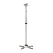 Uchwyty do projektorów - Uchwyt sufitowy podwieszany do projektora multimedialnego 60-102cm 15KG P-105S ART srebrny - miniaturka - grafika 1