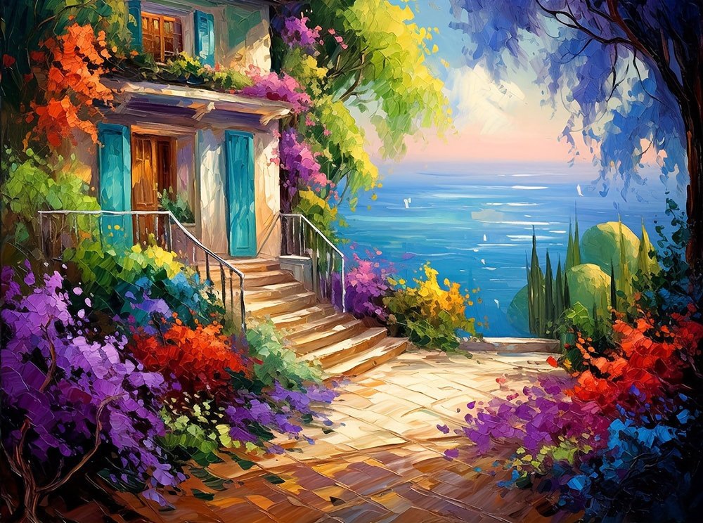 Mozaika diamentowa wybrzeże 2