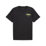 Koszulki sportowe męskie - Męska koszulka do biegania z grafiką NITRO™ PUMA Black - miniaturka - grafika 1