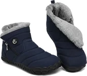 Skarpetki dla dzieci - CELANDA Buty Zimowe Męskie Śniegowce Antypoślizgowe Ciepłe Granatowe 45 EU - miniaturka - grafika 1