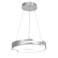 Lampy sufitowe - Italux Lampa wisząca LED Velar 41 W silver MD16003097-1B - miniaturka - grafika 1