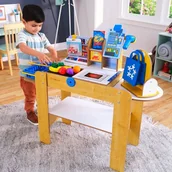 Zabawy w naśladowanie dorosłych - Stanowisko kasa samoobsługowa z drewna dla dzieci KidKraft - miniaturka - grafika 1