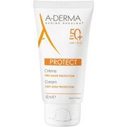 Kremy do twarzy z filtrem - A-Derma Creme Tres Haut Protection SPF50+ 40ml - miniaturka - grafika 1