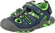 Sandały męskie - KangaROOS Sandały męskie K-Trek, Dk Navy Lime, 41 EU - miniaturka - grafika 1