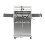 Grille gazowe - GRILL GAZOWY 3+1 STAL NIERDZEWNA 11,5KW, Z SZYBĄ - miniaturka - grafika 1