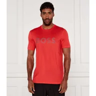 Koszulki męskie - BOSS GREEN T-shirt Tee Active Slim Fit stretch - miniaturka - grafika 1