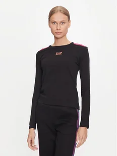 EA7 Emporio Armani Bluzka 6DTT16 TJLOZ 1200 Czarny Regular Fit - Bluzki damskie - miniaturka - grafika 1