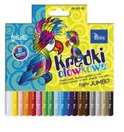 Przybory szkolne - Tetis Kredki ki okrągłe Jumbo 18kol. - miniaturka - grafika 1