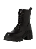 Botki damskie - Tamaris Damskie botki 1-1-25283-41, czarna skóra, 41 EU - miniaturka - grafika 1