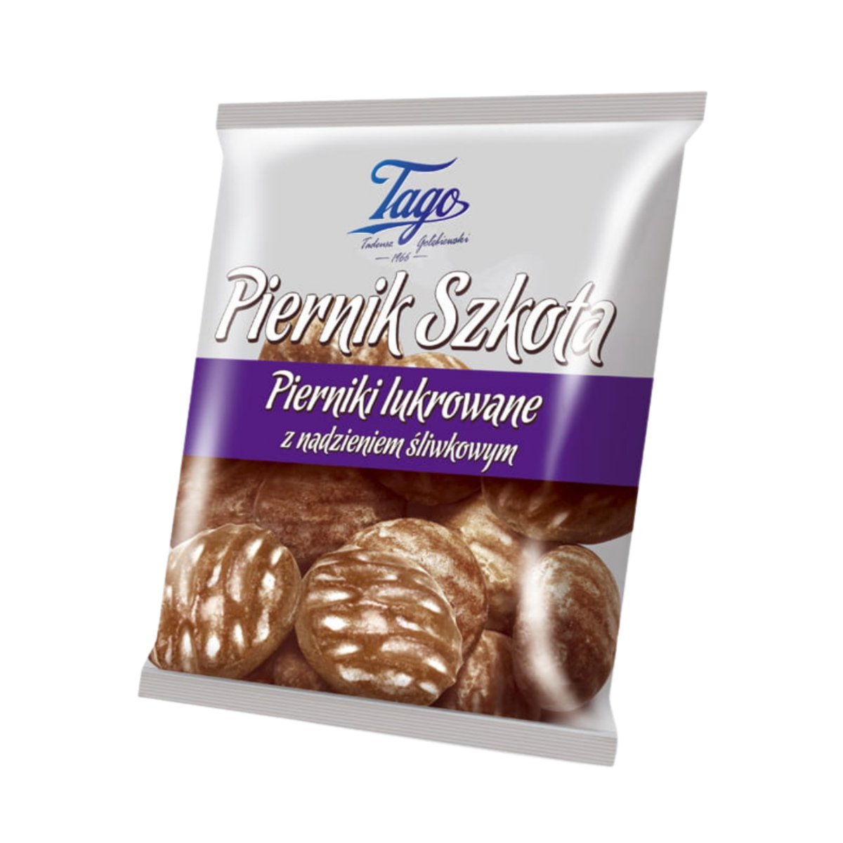 Tago Pierniki Szkota Lukrowane W Czekoladzie Z Nadzieniem Śliwkowym 180G