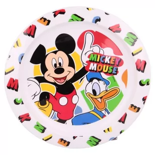 Mickey Mouse Mickey Mouse - Talerzyk deserowy (biały) 50147 - Miseczki i talerzyki dla dzieci - miniaturka - grafika 1