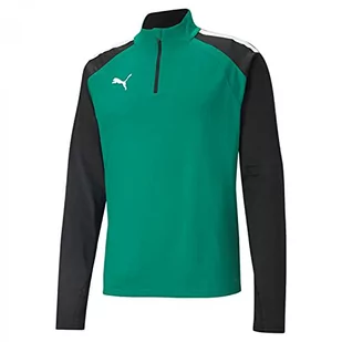 PUMA PUMA Bluza męska Teamliga 14 Zip Top Pepper Green-Puma Black 3xl 657236 - Bluzy męskie - miniaturka - grafika 1