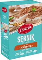 Dodatki do ciast w proszku - Delecta Sernik na zimno smak karmel 200 g - miniaturka - grafika 1