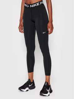Spodnie damskie - Nike Legginsy Pro CZ9779 Czarny Tight Fit - grafika 1
