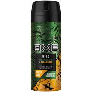 Dezodoranty i antyperspiranty męskie - Axe Wild Green Mojito & Cedarwood Dezodorant w aerozolu 150ml - miniaturka - grafika 1