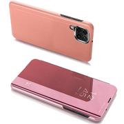 Etui i futerały do telefonów - Clear View Case futerał etui z klapką Samsung Galaxy A22 5G różowy - miniaturka - grafika 1