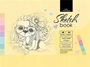 Szkicownik 197x124/48K 100g TW FRESH - Przybory szkolne - miniaturka - grafika 2