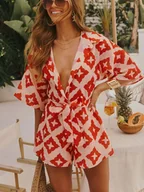 Kombinezony - LA Angels Kombinezon w kolorze pomarańczowym - miniaturka - grafika 1