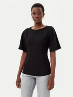 Koszulki i topy damskie - Liu Jo T-Shirt TA5108 JS003 Czarny Regular Fit - miniaturka - grafika 1