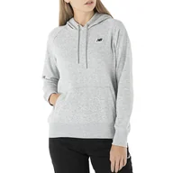 Bluzy sportowe damskie - Bluza New Balance WT23602AG - szara - miniaturka - grafika 1