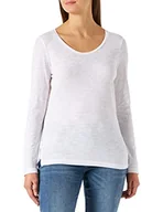 Koszulki i topy damskie - Marc O'Polo Damska koszulka z długim rękawem, Biały (Gdzie biały 104), XS - miniaturka - grafika 1