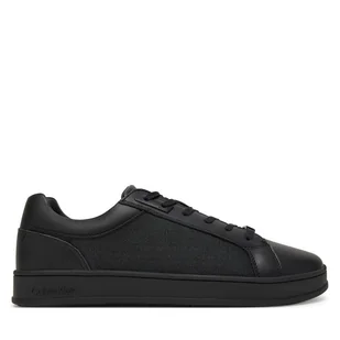 Sneakersy Calvin Klein Low Top Lace Up Eyelet Jaq Mono HM0HM01815 Czarny - Sneakersy męskie - miniaturka - grafika 1