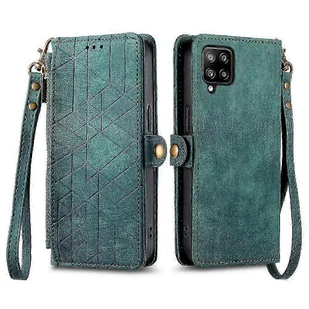 Etui z klapką do Samsung Galaxy A42 5G Flip Cover Portfel Odporne na wstrząsy skórzane etui Prosty biznes Zielony - Portfele Etui z klapką do Samsung Galaxy A42 5G Flip Cover Portfel Odporne na wstrząsy skórzane etui Prosty biznes Zielony - Portfele - miniaturka - grafika 1