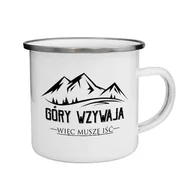 Kubki - KUBEK Emaliowany Twoje IMIĘ Góry WZYWAJĄ Wzory - miniaturka - grafika 1