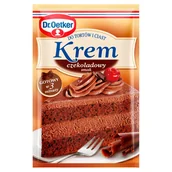 Bakalie - Dr. Oetker Krem do tortów i ciast smak czekoladowy 120 g Dr. Oetker - miniaturka - grafika 1