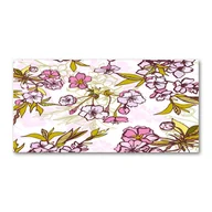 Obrazy i zdjęcia na płótnie - Foto obraz szkło hartowane Kwiaty wiśni - miniaturka - grafika 1