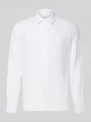 Koszule męskie - Koszula casualowa o kroju regular fit z mieszanki lnu i lyocellu - miniaturka - grafika 1